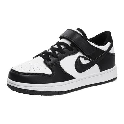 aj儿童低帮板鞋黑白熊猫摩擦有声