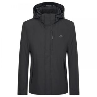 【三防鹅绒服】报喜鸟冬季新款男士休闲好看短款羽绒服工装风外套