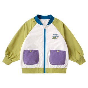 嘟嘟家男童棒球服春季儿童外套宝宝运动开衫女童上衣休闲洋气春装