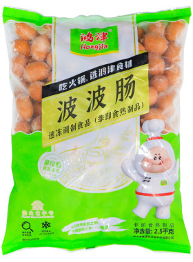 整箱鸿津波波肠小香肠脆皮肠商用