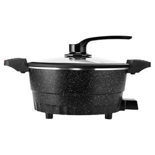 插电多功能微压锅家用炖肉汤锅麦饭石电子锅煲汤电煮锅不粘锅炖锅