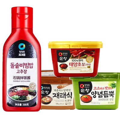 韩国进口清净园辣椒酱石锅拌饭酱