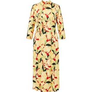 EP雅莹高端系列 真丝印花连衣裙国风改良旗袍裙 2025夏新款4619A