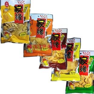 包邮102gX20袋家缘黄豆脆锅巴休闲膨化怀旧零食