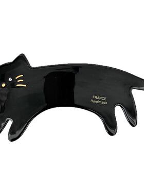 FRANCE法式猫咪马尾弹簧夹发夹