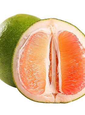 正宗泰国进口翡翠柚子4个青皮红柚蜜柚柚子爆汁新鲜水果水嫩脆甜