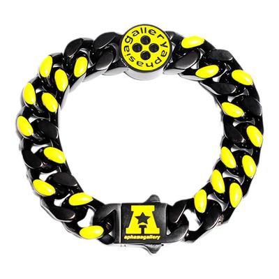 嘻哈街头风男女通用纽扣古巴手链