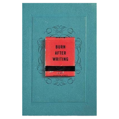 英文原版BurnAfterWriting