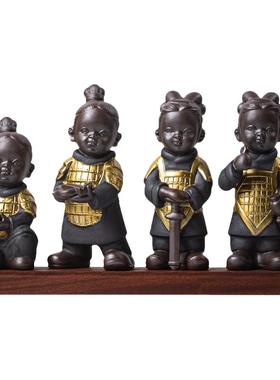 瓷山造物紫砂陶装饰中式客厅