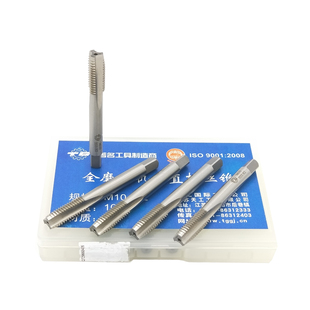 天启HSS高速钢W6542直槽全磨制机用丝锥螺纹丝攻金属机攻M3-M52