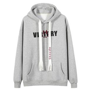 初中女生加绒套装12岁13岁中学生少女卫衣两件套高中生加绒休闲裤