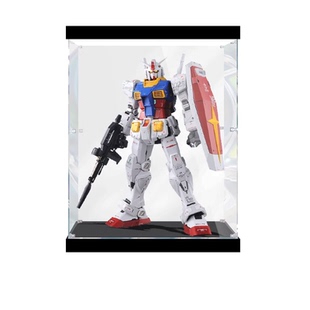 适用万代PG元祖高达展示盒积木模型手办亚克力透明防尘罩