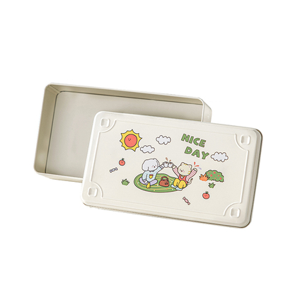 糖果礼盒空盒包装礼品物长方形马口铁罐伴手ins风饼干烘焙打包