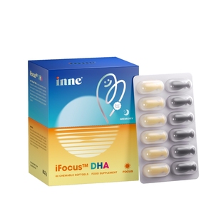 【3盒起购】inne因你学神DHA学生备考补脑记忆力专注力巴康明鱼油