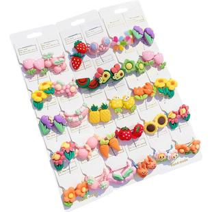 宝宝扎头发绳儿童拇指发圈头饰小女孩皮筋不伤发婴儿头绳女童发饰