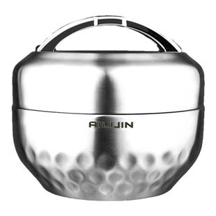 304不锈钢密封防漏饭盒上班族带盖碗苹果 双层防烫防溢漏便当盒