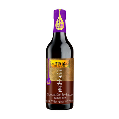 李锦记精选生抽老抽酱油500ml/瓶