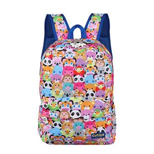 长隆纪念品卡通大联盟动物书包可爱印花粉色双肩背包女孩上学礼物