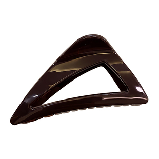 高级感巧克力棕中号抓夹2025新款鲨鱼夹子女小众发量少发夹后脑勺