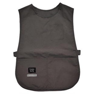 新款厨房围裙防水咖啡工作马甲加大餐饮专用定制罩衣logo印字男女