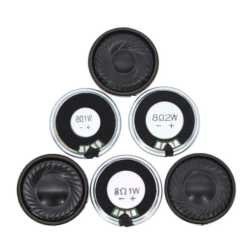 20/23/27/28/29/30/32/36/40/45/50/57mm8欧32r 0.5 1 2W铁壳喇叭