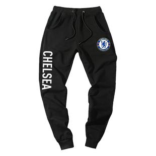 切尔西队服足球衣服坎特威廉小脚裤卫裤子男女休闲裤纯棉运动长裤