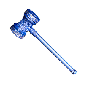 新款雷电蓝色昊天锤斗罗特大号后天锤玩具1米一翰海神三叉戟1.5米