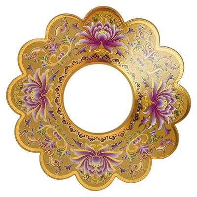 香炉围加厚莲花合金家用