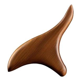 木质三角雀按摩器足疗棒足底刮痧板牛角点穴笔脚底穴位按摩棒工具