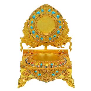 释迦牟尼佛龛底座家用黄财神供奉台阿弥陀佛加高佛台摆件