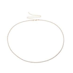 肚皮舞腰链2025新款潮女牛仔裤配饰高级感金属简约性感水钻身体链