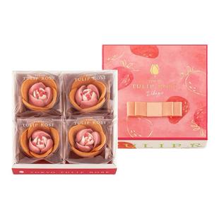 现货顺丰日本TOKYO TULIP ROSE奶油巧克力玫瑰卷饼干新年礼盒
