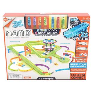 现货HEXBUG赫宝闪电纳诺虫游乐园拼搭儿童玩具男女孩益智亲子玩具