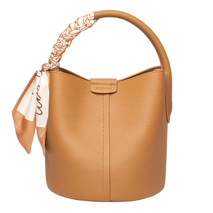 奥康水桶包2026新款包包大容量真皮手提包高级斜挎包百搭单肩包女