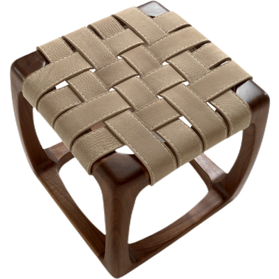 北美黑胡桃木方凳设计师款轻奢风