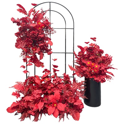 特价优惠仿真花排地排花路引花