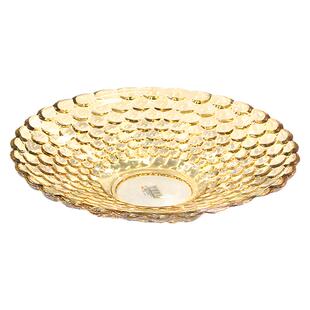 2025新款水晶玻璃果盘家用客厅高端精致高颜值轻奢高级大水果盘