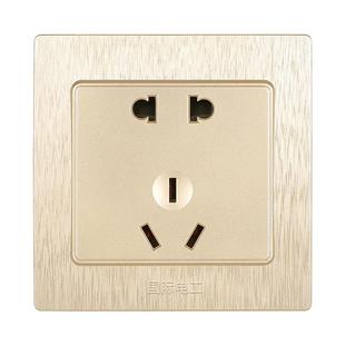 86型家用开关面板墙壁暗装一开五孔多孔二三插座带usb16a电源套餐