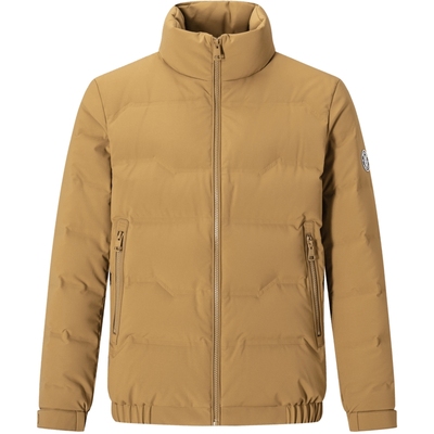 七匹狼立领加厚棉服短款羽绒服