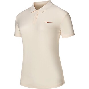 鸿星尔克polo衫t恤女夏季新款女士防晒翻领短袖运动上衣女装女款