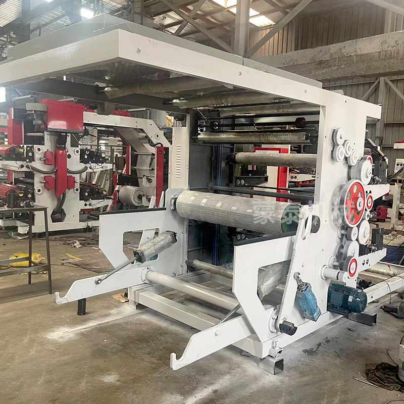 快递中转袋物流打包袋编织覆膜袋胶版单面六色凸版柔版印刷机全新