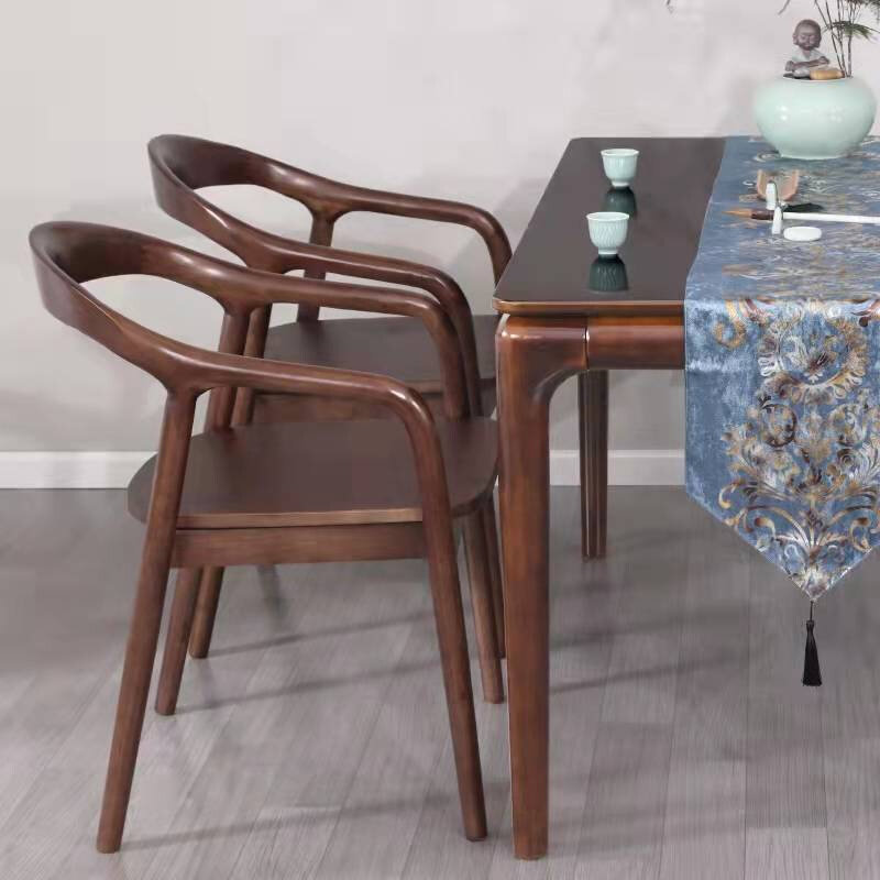 新品北欧舒美特椅酒店全实木餐椅简约餐厅酒店原木会议接待休闲椅