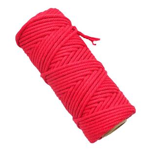 Macrame棉绳手工diy编织棉绳5mm挂毯杯垫收纳盒手作材料装饰捆绑