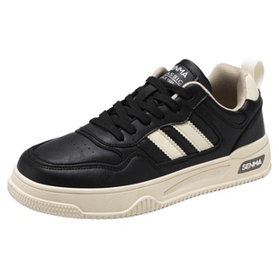 森马男鞋2026新款春季休闲鞋男士板鞋青少年运动黑色鞋子男款