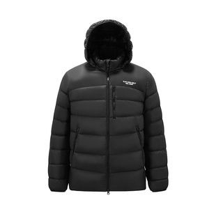 森马羽绒服男冬季90绒子轻量鹅绒服2025新款情侣款可拆卸连帽外套