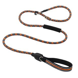 狗狗牵引绳防爆冲训犬狗链子遛狗绳金毛大型犬牵狗绳边牧宠物P绳