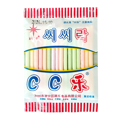 CC乐吸管糖儿时回忆零食