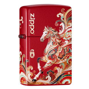 新款zippo打火机正品防风 马焕新章彩印本命年马年生日礼物情人节