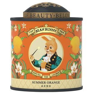 布兰兔blanbunny 盛夏橘香水果茶果干果粒茶罐装花果茶组合冷泡茶