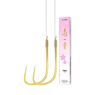 川泽金袖有刺无刺子线双钩成品绑好防缠鱼钩短子线袖钩鲫鱼钩